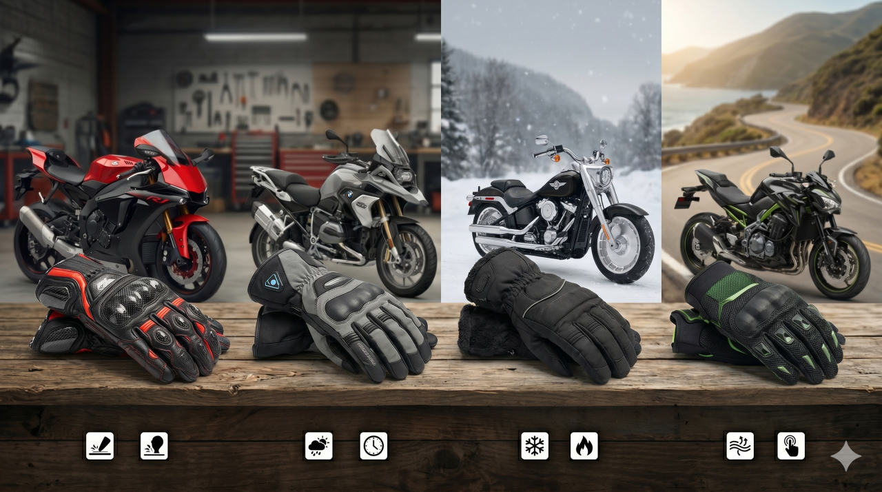 Motosiklet Eldiveni Seçerken Nelere Dikkat Edilmeli?