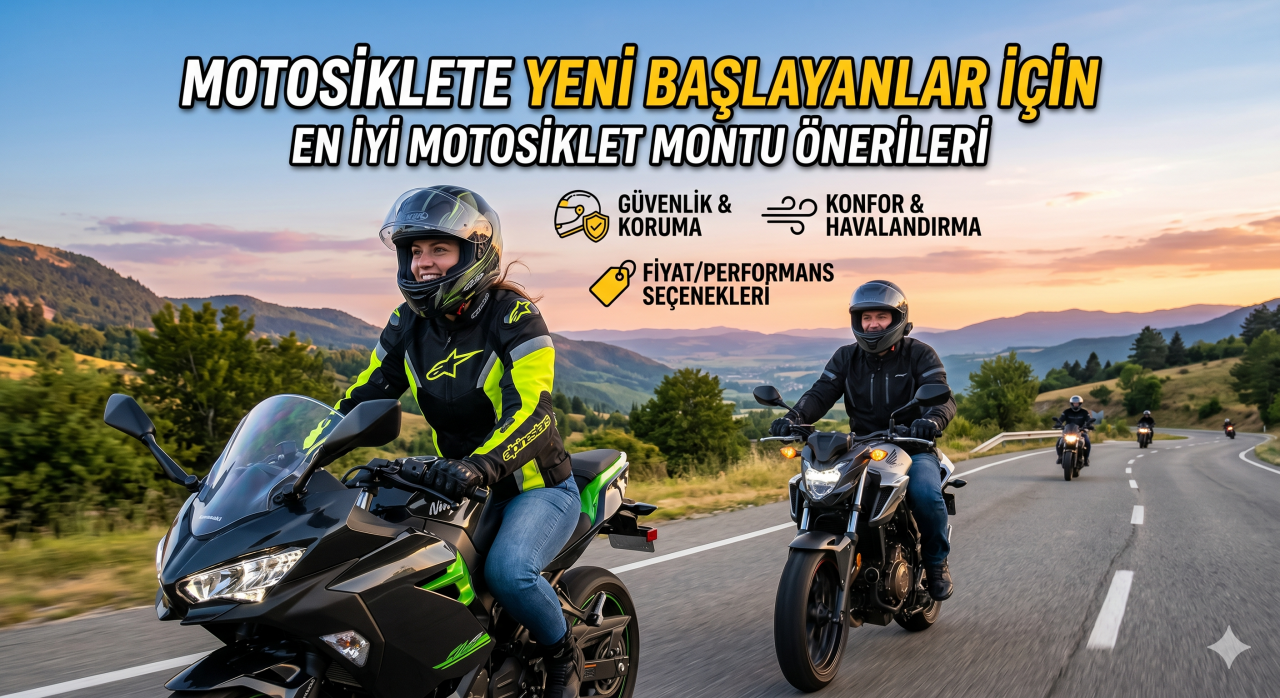 Motosiklete Yeni Başlayanlar İçin Motosiklet Montu Önerileri