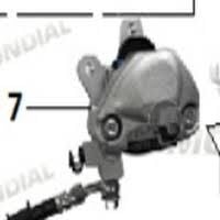 Mondial Wing 50 Ön Fren Kaliper Takımı