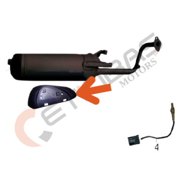 Mondial Wing 50 Egzoz Dekor Kapağı Alt