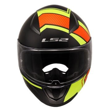 LS2 Rapid 2 Extra Motosiklet Kaskı Mat Neon Sarı Navy Mavi XS