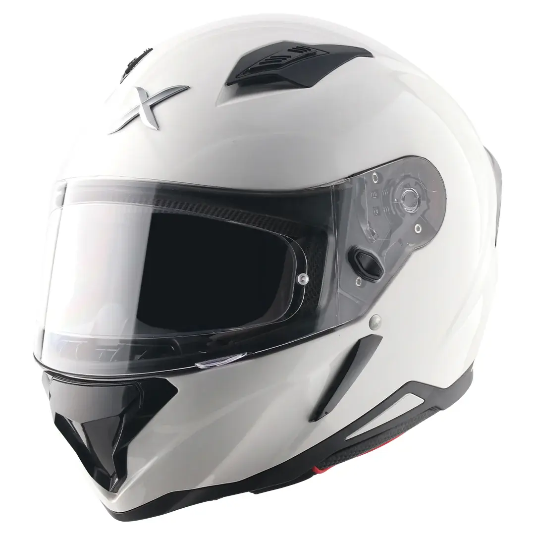 Axor Hunter SC Motosiklet Kaskı Simli Beyaz XL