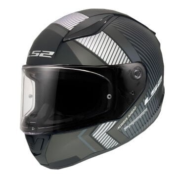 LS2 Rapid 2 Extra Motosiklet Kaskı Mat Siyah Gri XL