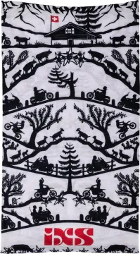 iXS Tube Scarf Buff Bandana Siyah Beyaz