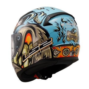 LS2 Rapid 2 Neo Mavi Mor Kask S