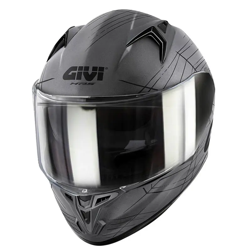 Givi 50.7 Phobia Motosiklet Kaskı Mat Titanyum Siyah