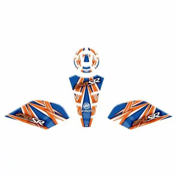 CF Moto 250SR Tank Pad Set 8