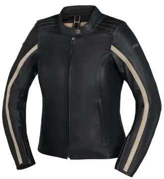 IXS Kadın Classıc LD Stripe - Deri Ceket 36