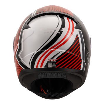 LS2 Rapid 2 Extra Motosiklet Kaskı Beyaz Kırmızı 3XL