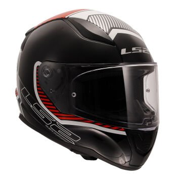 LS2 Rapid 2 Extra Motosiklet Kaskı Beyaz Kırmızı 3XL