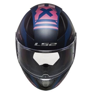 LS2 Rapid 2 Xtreet Mat Mavi Mor Kask XL