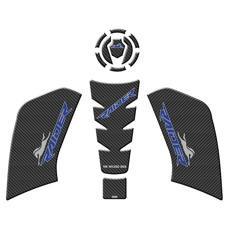 TVS Raider 125 Tank Pad Set 4