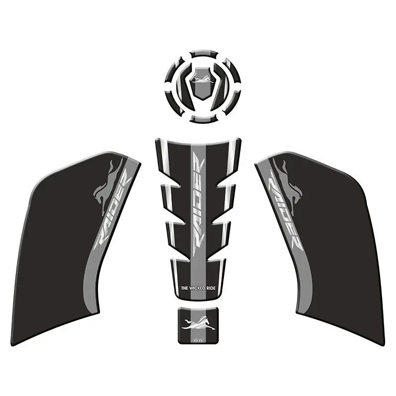 TVS Raider 125 Tank Pad Set 5