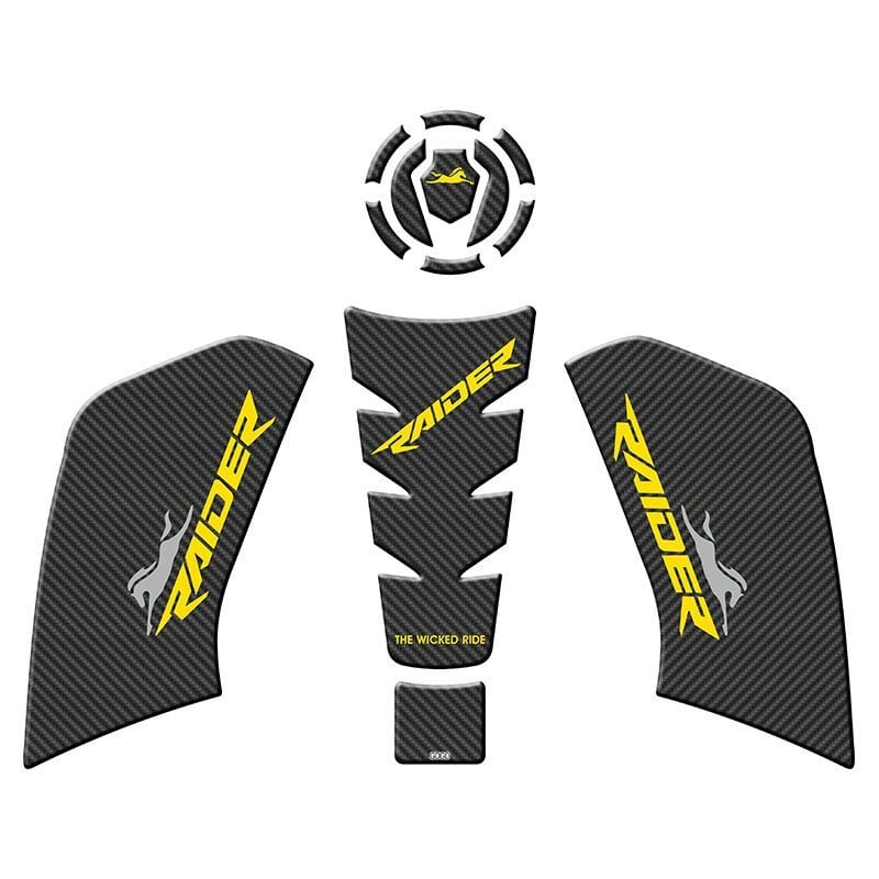 TVS Raider 125 Tank Pad Set 3