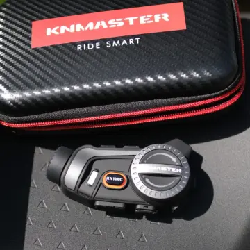 KNMASTER KN1600C PRO Kameralı Motosiklet Kask Bluetooth İnterkom Kulaklık Seti