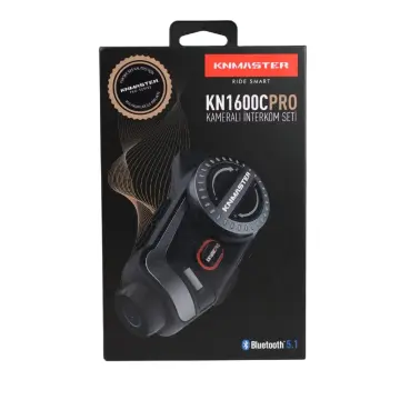 KNMASTER KN1600C PRO Kameralı Motosiklet Kask Bluetooth İnterkom Kulaklık Seti