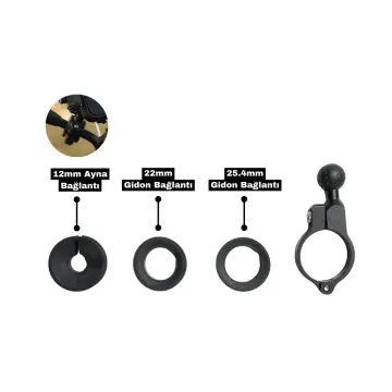 KNMASTER TT-500 Titreşim Önleyicili Motosiklet Telefon Tutucu