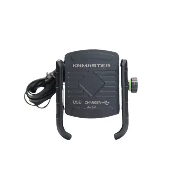 Knmaster TT-650WU Titreşim Engelleyici Usb’li Tüm Motosikletlere Uygun Telefon Tutucu