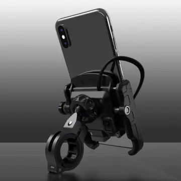 Knmaster TT-650WU Titreşim Engelleyici Usb’li Tüm Motosikletlere Uygun Telefon Tutucu