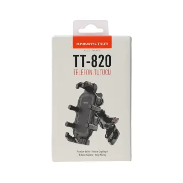KNMASTER TT-820 Titreşim Önleyicili Motosiklet Telefon Tutucu