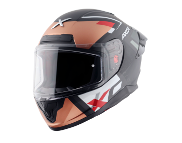 Axor Saber X Sports Motosiklet Kaskı Siyah Turuncu