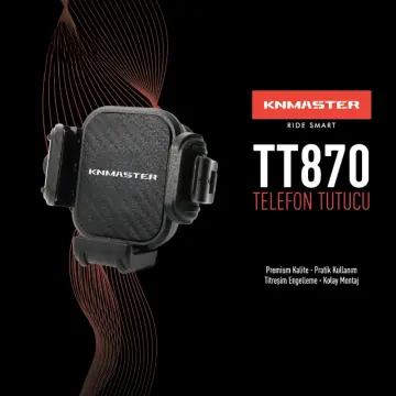 KNMASTER TT-870 Titreşim Önleyicili Motosiklet Telefon Tutucu