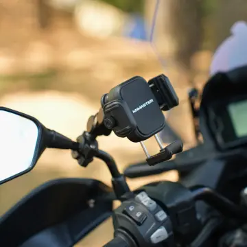 KNMASTER TT-870 Titreşim Önleyicili Motosiklet Telefon Tutucu