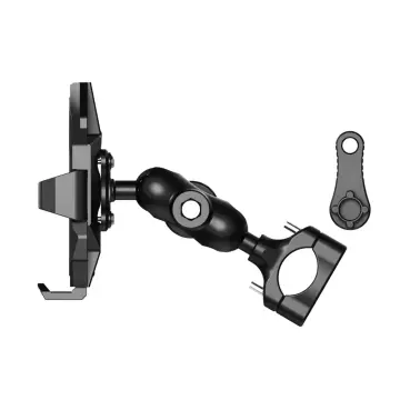 KNMASTER TT-880 WU Kablosuz Şarjlı Titreşim Önleyicili Motosiklet Telefon Tutucu