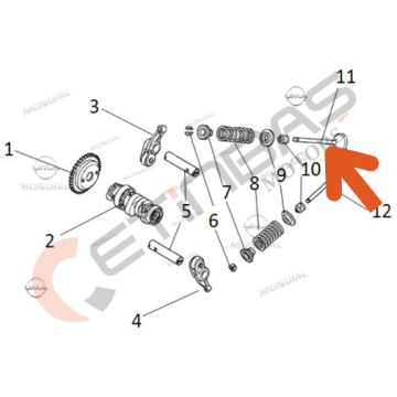 Mondial Strada Egzoz Supabı