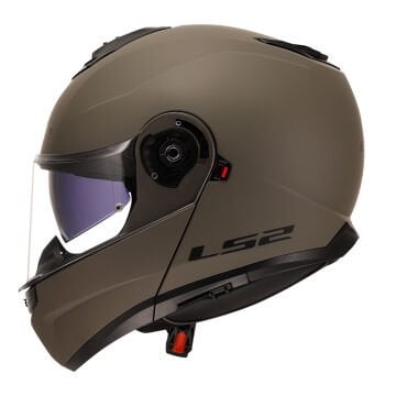 LS2 Strobe 2 Motosiklet Kaskı Mat Kum S