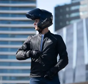 LS2 Breeze Motosiklet Montu Siyah 3XL