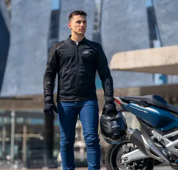 LS2 Breeze Motosiklet Montu Siyah S