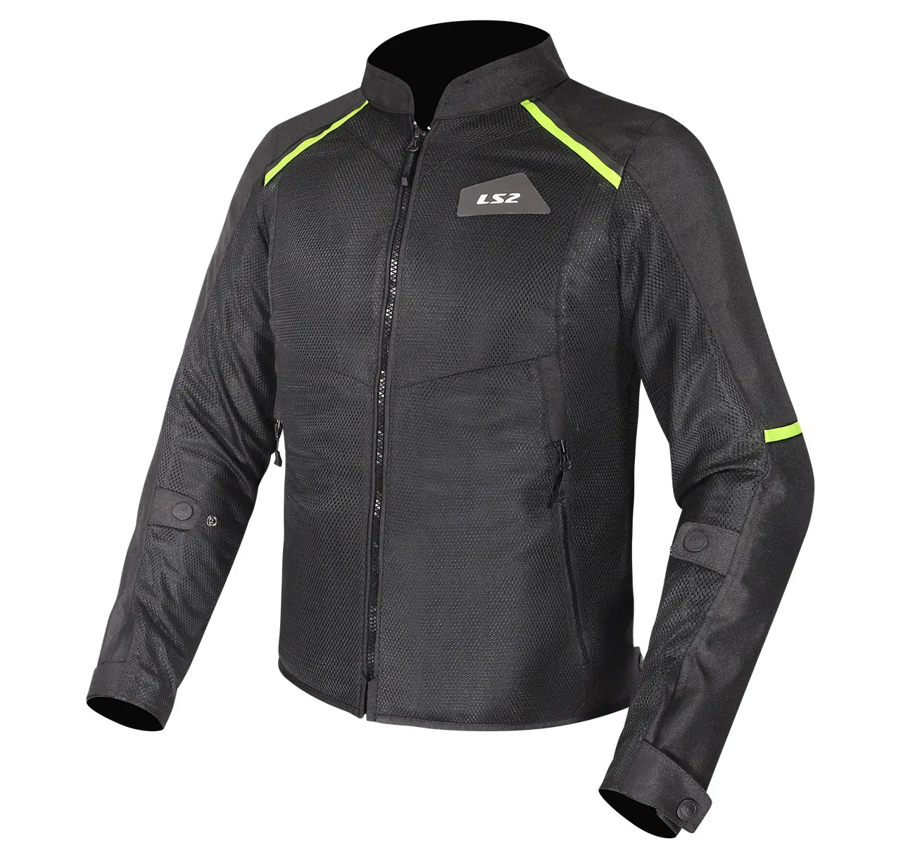 LS2 Breeze Motosiklet Montu Siyah Neon Sarı