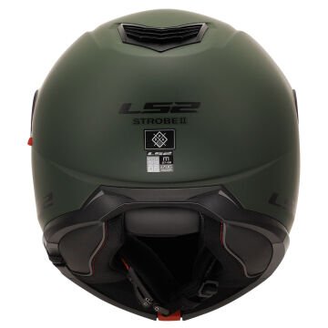 LS2 Strobe 2 Motosiklet Kaskı Mat Yeşil 3XL