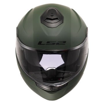 LS2 Strobe 2 Motosiklet Kaskı Mat Yeşil 3XL