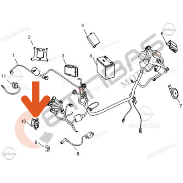 Mondial Ressivo 125 ECU Beyin