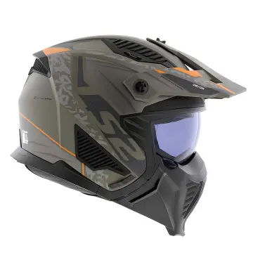 LS2 Drifter Devor Enduro Kask Mat Kum