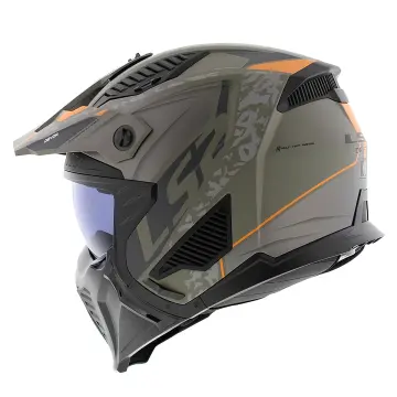 LS2 Drifter Devor Enduro Kask Mat Kum XXL