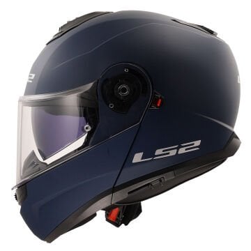 LS2 Strobe 2 Mat Navy Mavi Kask XXL