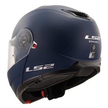 LS2 Strobe 2 Mat Navy Mavi Kask XXL