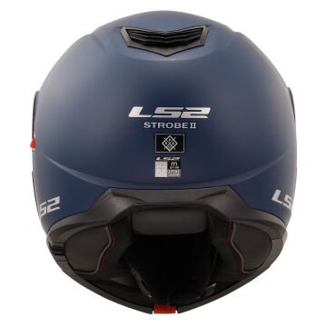 LS2 Strobe 2 Mat Navy Mavi Kask XXL