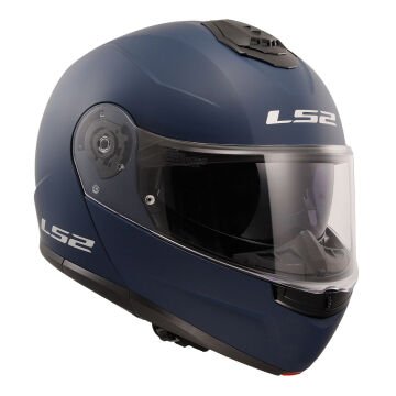 LS2 Strobe 2 Mat Navy Mavi Kask XXL