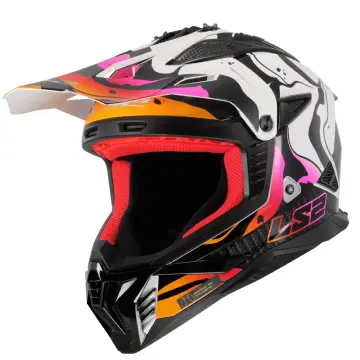 LS2 Fast 2 Wash Enduro Kask Beyaz