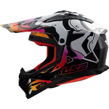 LS2 Fast 2 Wash Enduro Kask Beyaz