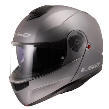 LS2 Strobe 2 Motosiklet Kaskı Mat Titanium 3XL