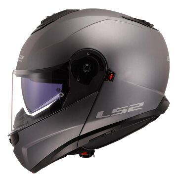 LS2 Strobe 2 Motosiklet Kaskı Mat Titanium