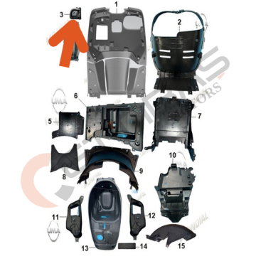 Mondial Exon 125 Kask Askısı