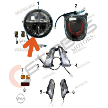 Mondial Exon 125 Far Komple