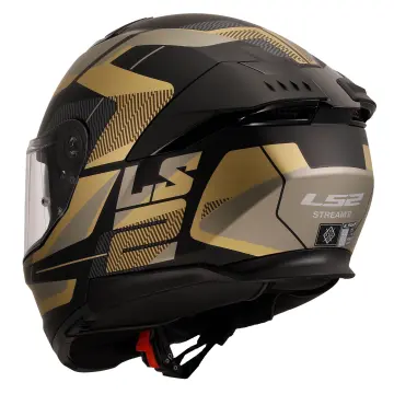 LS2 Stream 2 Road Motosiklet Kaskı Mat Siyah Altın