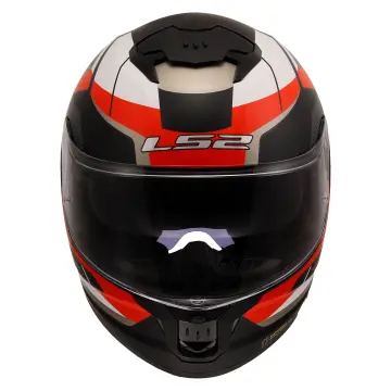 LS2 Stream 2 Road Motosiklet Kaskı Mat Siyah Kırmızı